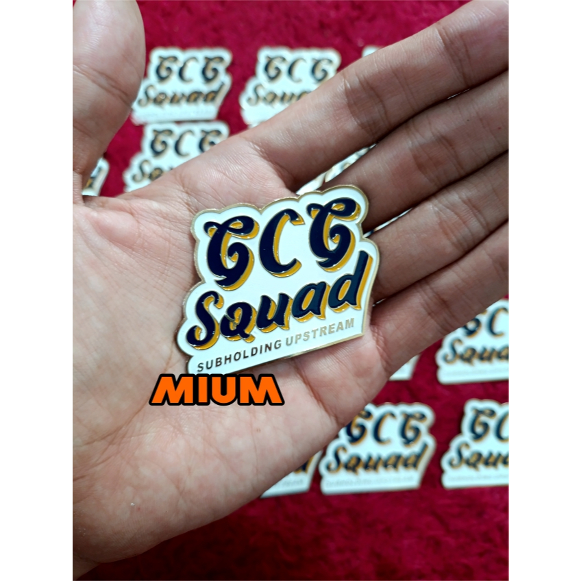 Pin Enamel GCG custom, pin enamel custom, pin jas, pin kerah, pin baju