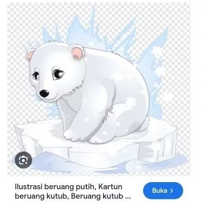 

BERUANG , STIKER GAMBAR BERUANG PUTIH , STICKER LUCU ISI 10"s