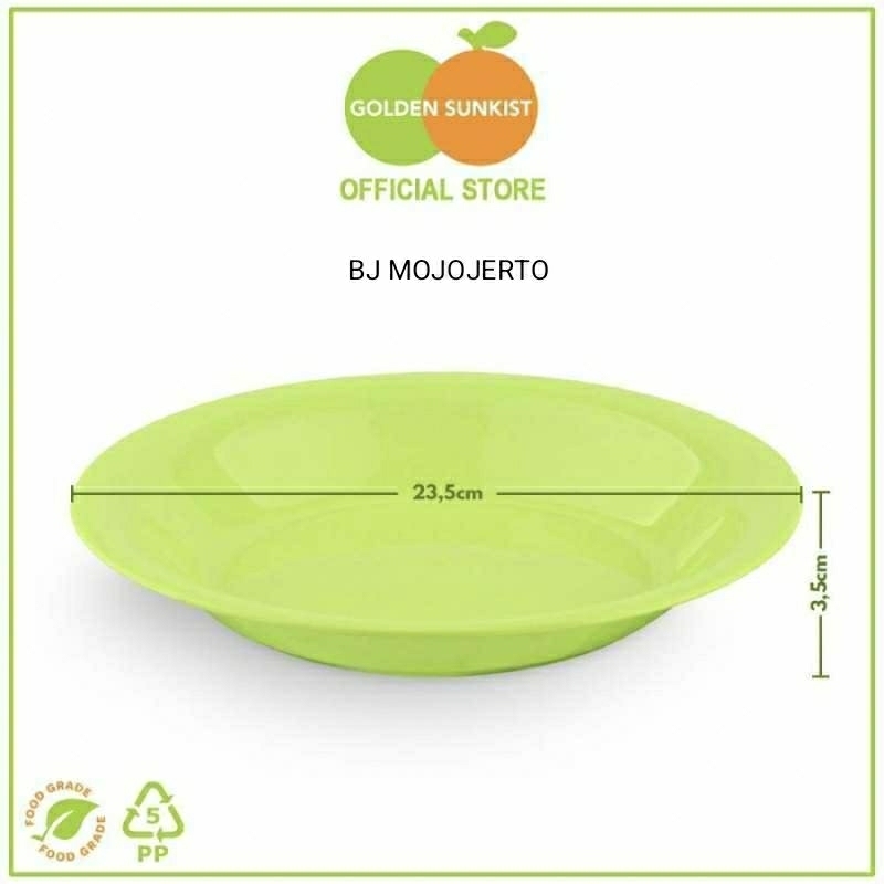 piring golden sunkist bulat PM-8006