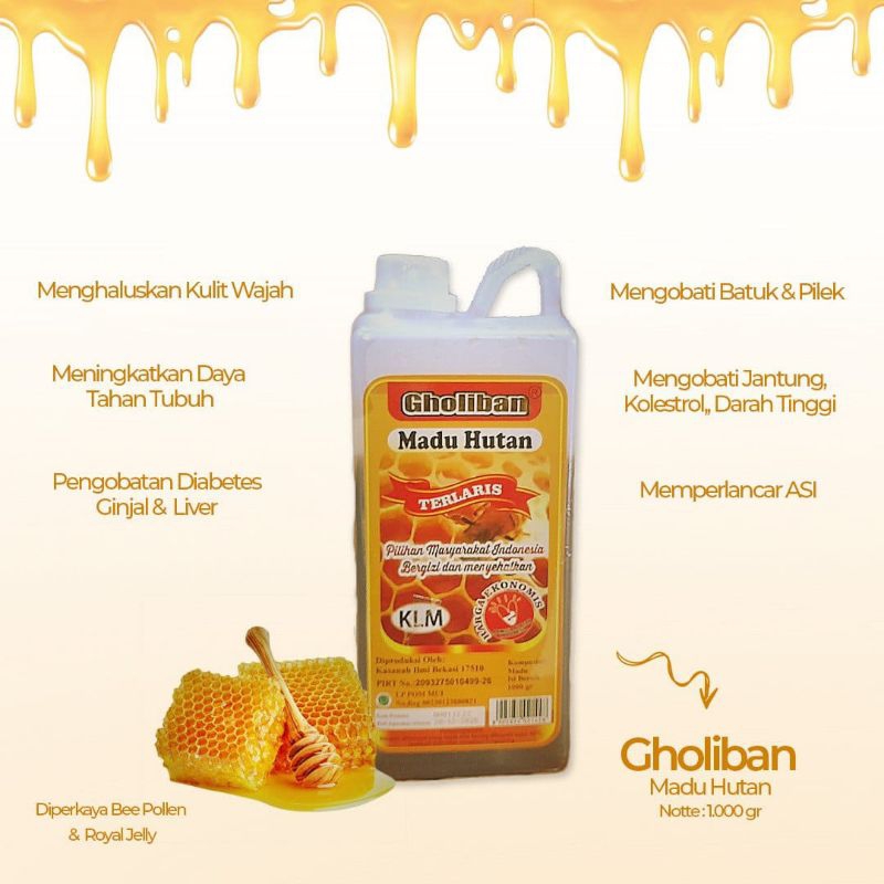 

Madu Gholiban Original Terlaris Termurah 1kg