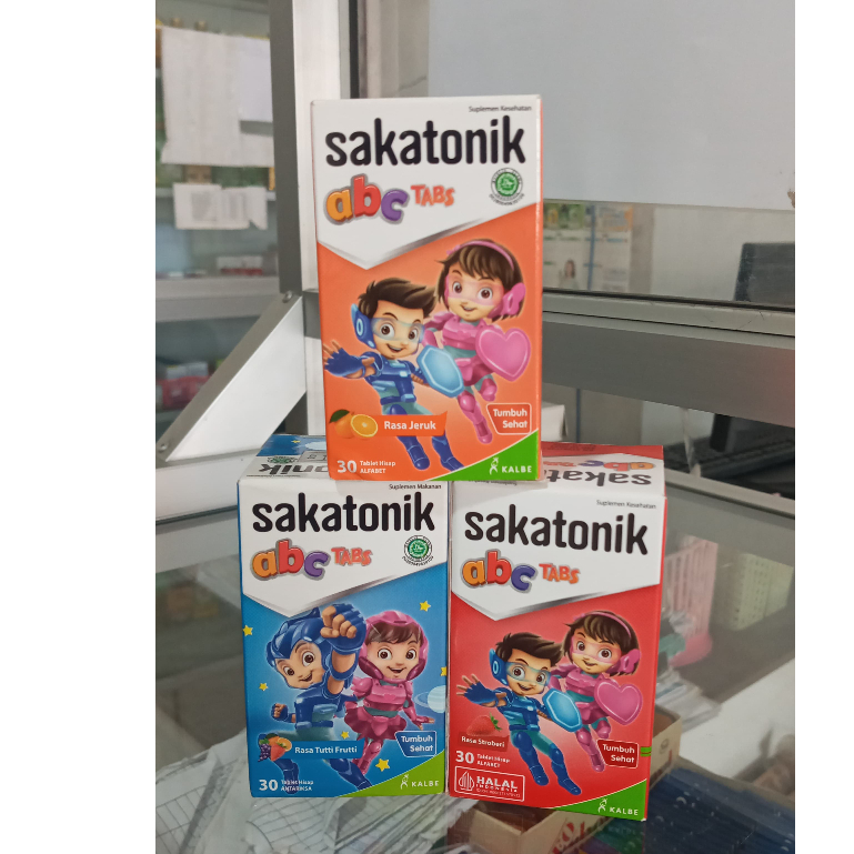 sakatonik ABC anak /sakatonik abc rasa strawbery,jeruk,tuti fruti/sakatonik antariksa