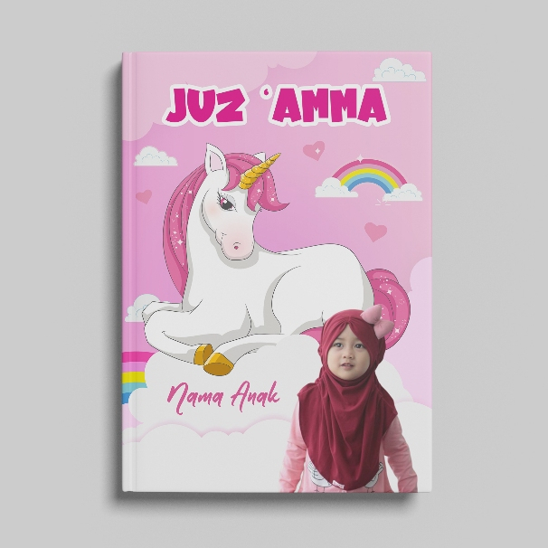 Juz Amma Custom Nama / Bisa Custom foto / Juz Amma Hard cover