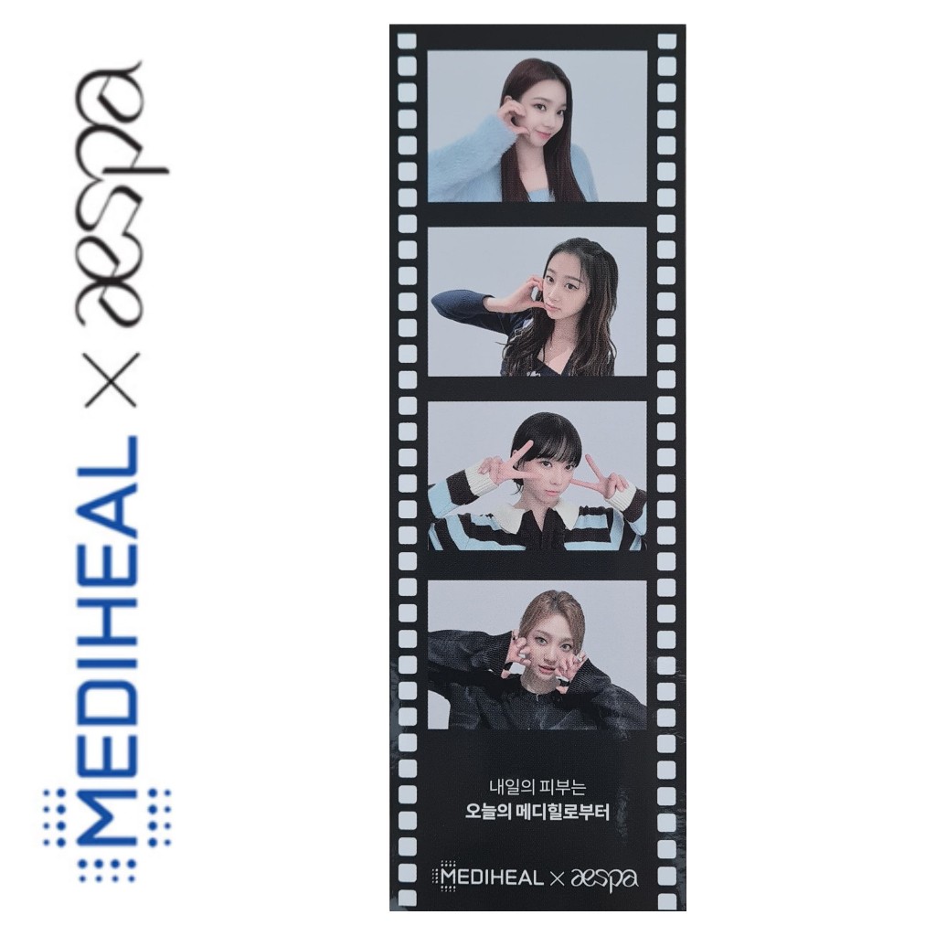 MEDIHEAL x AESPA Polaroid Photocard (Photo Card / Kartu Foto Koleksi Penggemar / Merchandise) KARINA