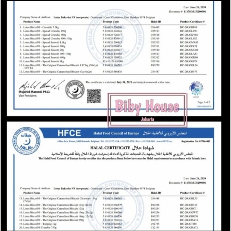 

RB Biskuit BISCUIT LOTUS BISCOFF 250 gr Original Halal