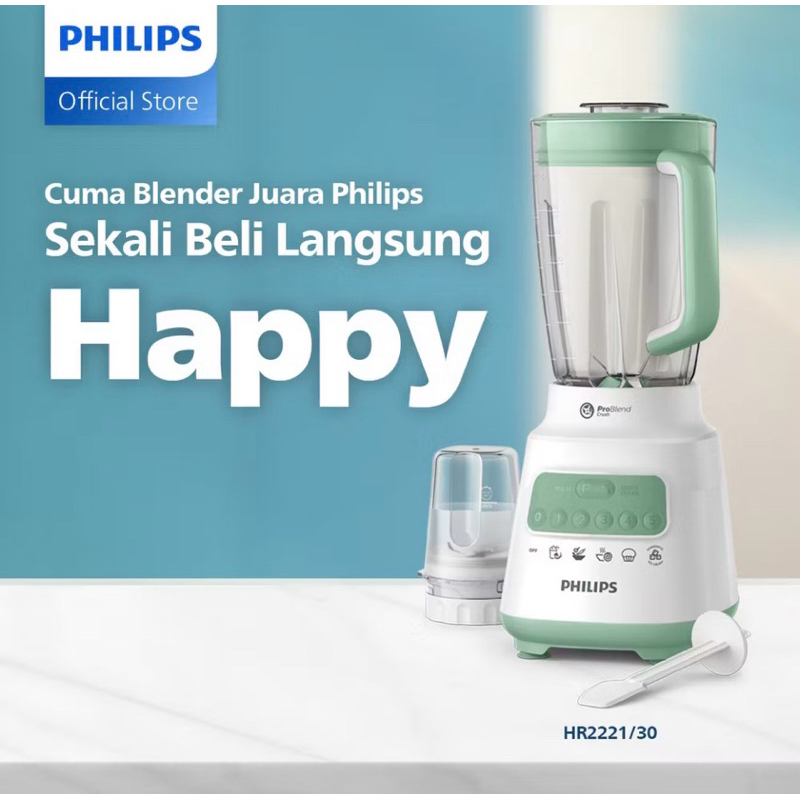 Blender Philips HR2221 2in1 Plastik / Blender Philips HR2222 2in1 Kaca