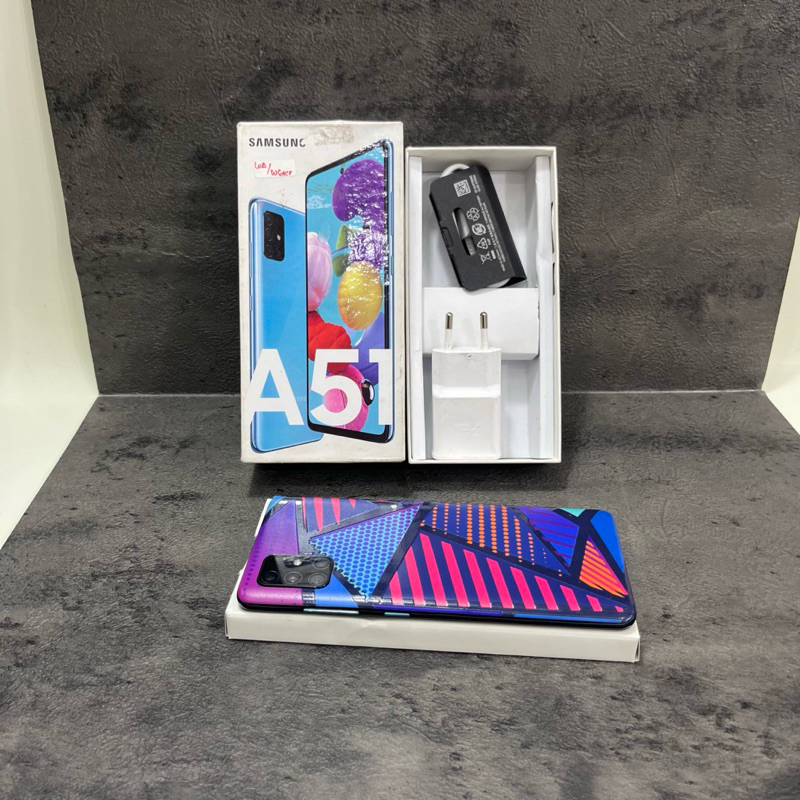 Samsung Galaxy A51 6/128gb Fullset Second Garansi Resmi