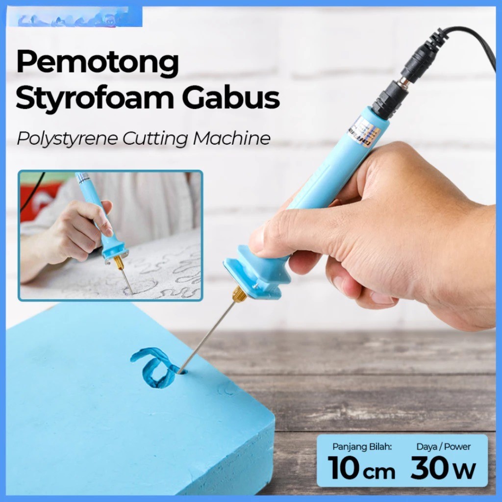 

Pemotong Busa Foam Polystyrene Alat Potong Gabus Styrofoam Cutter 15w 405mm