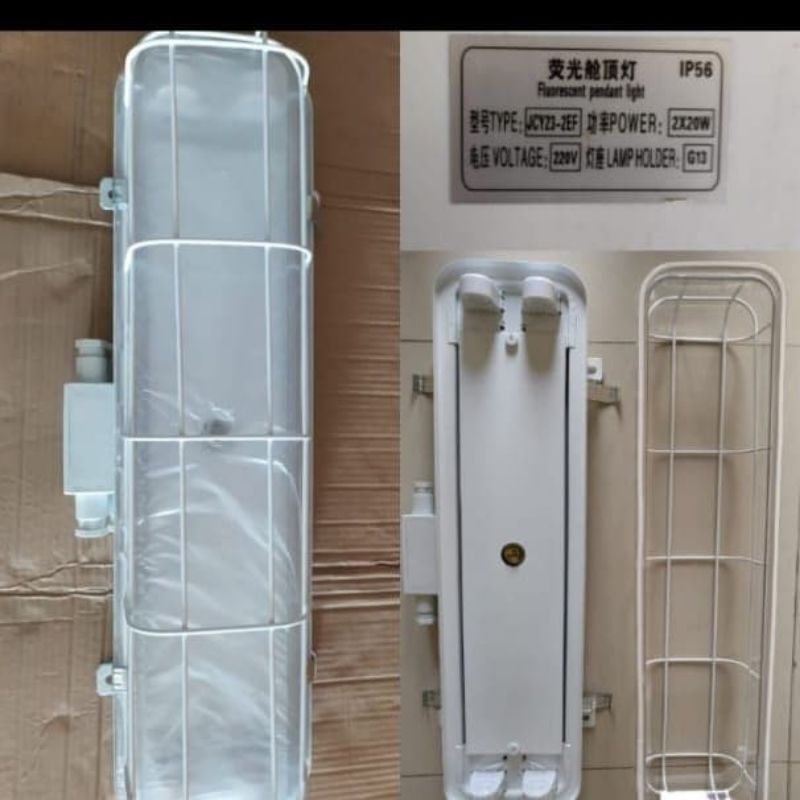 Lampu Kapal Fluorescent Pendant Light Type JCY23-2E , JCY23-2EF