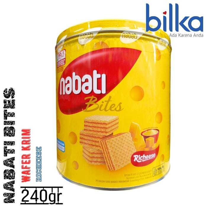 

NABATI Bites Wafer Krim Aneka Rasa 240gr