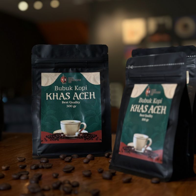 

Bubuk Kopi Rencong46 Kopi Bubuk Aceh Kopi Khas Aceh 300gr Original Quality Best Seller