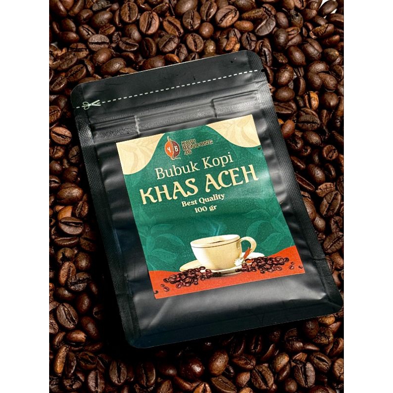 

Bubuk Kopi Khas Aceh 100gr By Kopi Rencong46 Best Quality