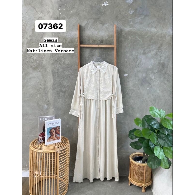 ZALINA DRESS LINEN || DRESS LINEN VERSACE || NIEWEN COLLECTION