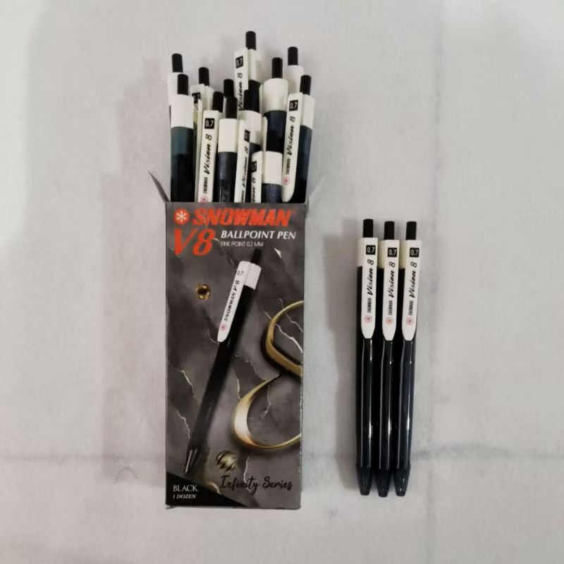 

Balpoint Snowman V-8 0.7 mm (per pcs)