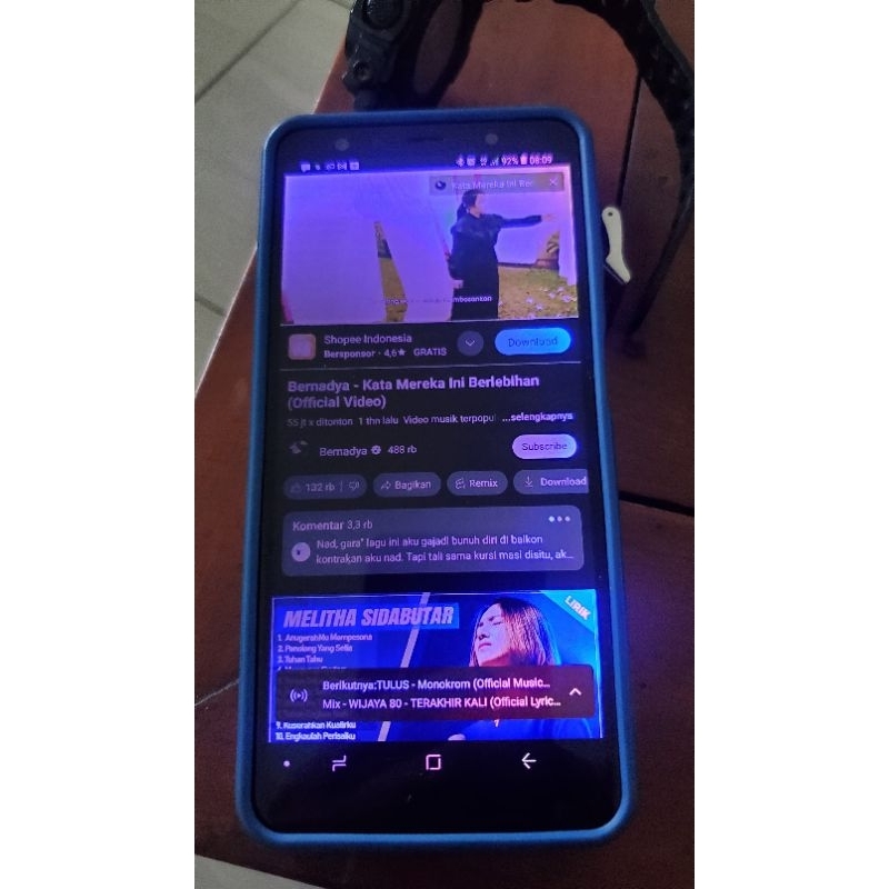 hp SAMSUNG a7 2018 second minus