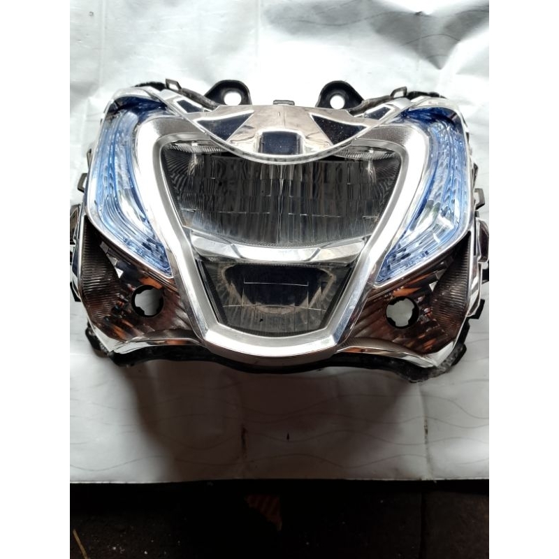 reflektor lampu depan Yamaha Mio s tanpa mika original copotan, housing dan reflektor Mio s tanpa mi