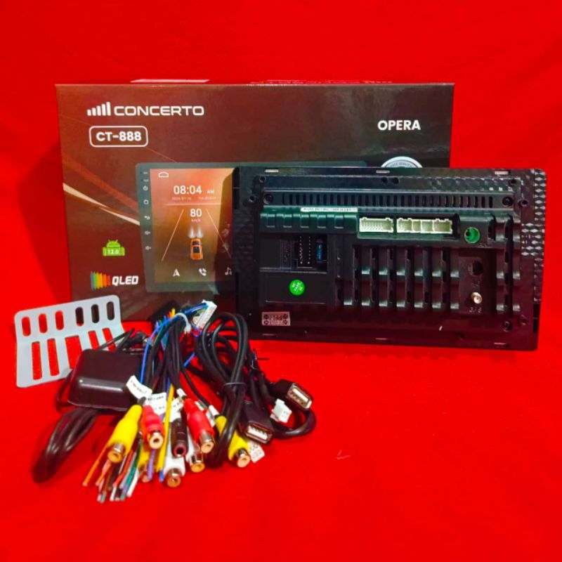 HU Android Concerto Opera CT 888 Ukuran 9 inci Ram 2+32 GB