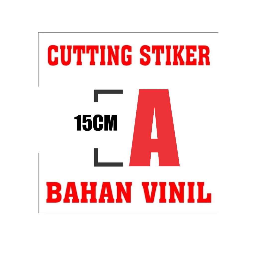 

STIKER HURUF / ANGKA UK TINGGI 15CM 1 DIGIT