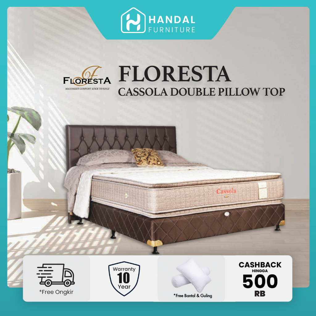 Floresta Kasur Springbed Cassola Double PIllow Top All Variant
