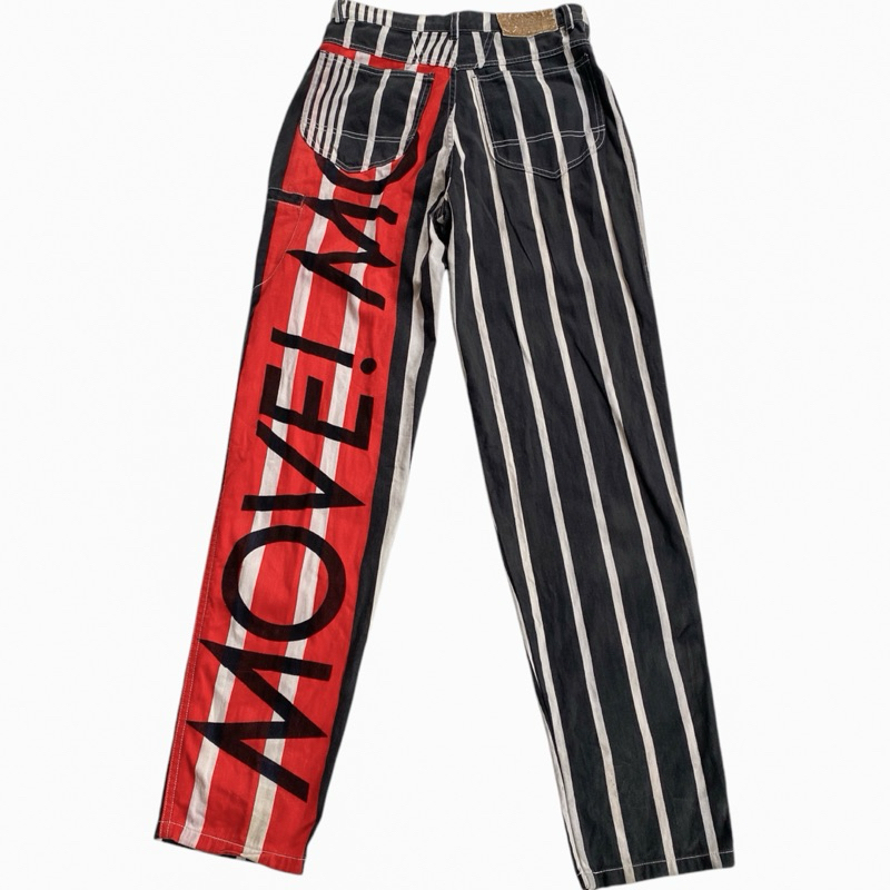 marithe francois girbaud stripe jeans