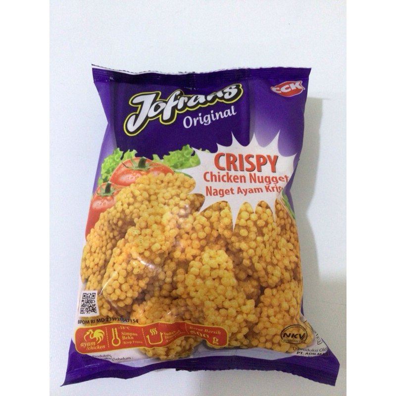 

Jofrans Crispy Nugget Kemasan 500g