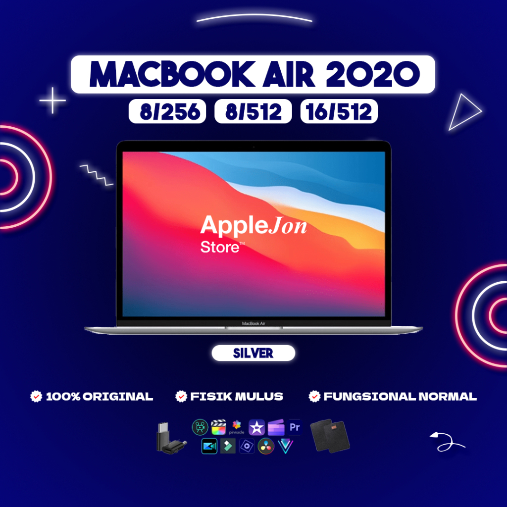 MACBOOK AIR 2020 INTEL SECOND 13” RAM 8 INTERNAL 256/512 GB