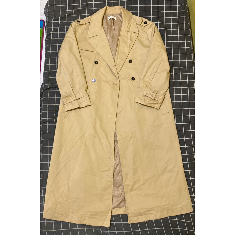Long Coat / Coat Brended  Mango (Tag lengkap, full furing ) / Coat branded