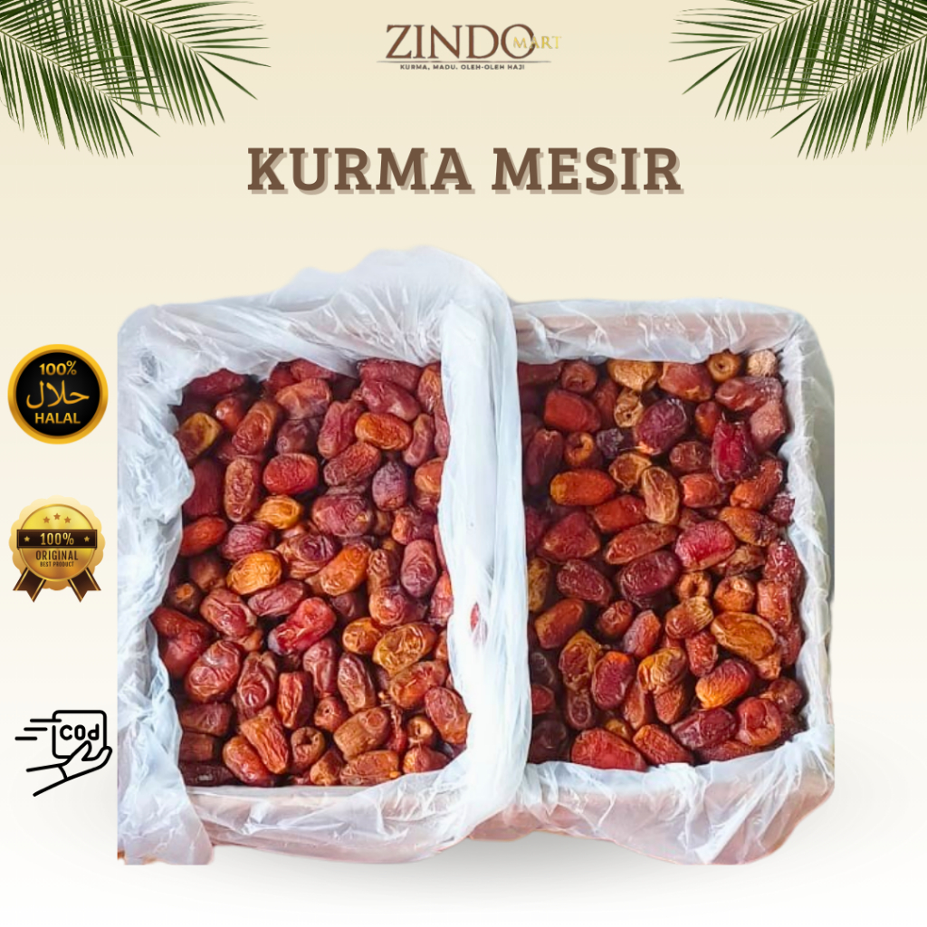

KURMA MESIR PREMIUM 10KG / AL AZHARI DATES / EGYPT DATES OLEH-OLEH HAJI DAN UMROH