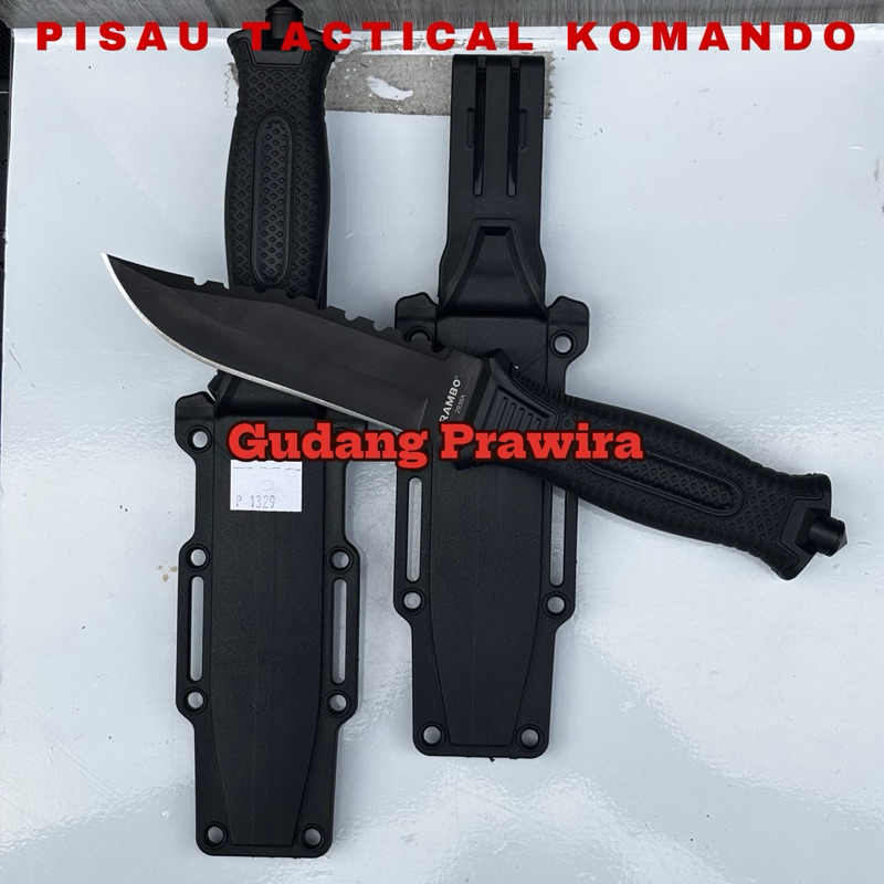 Pisau Tactical Komando Bilah lurus baja pisau kopel