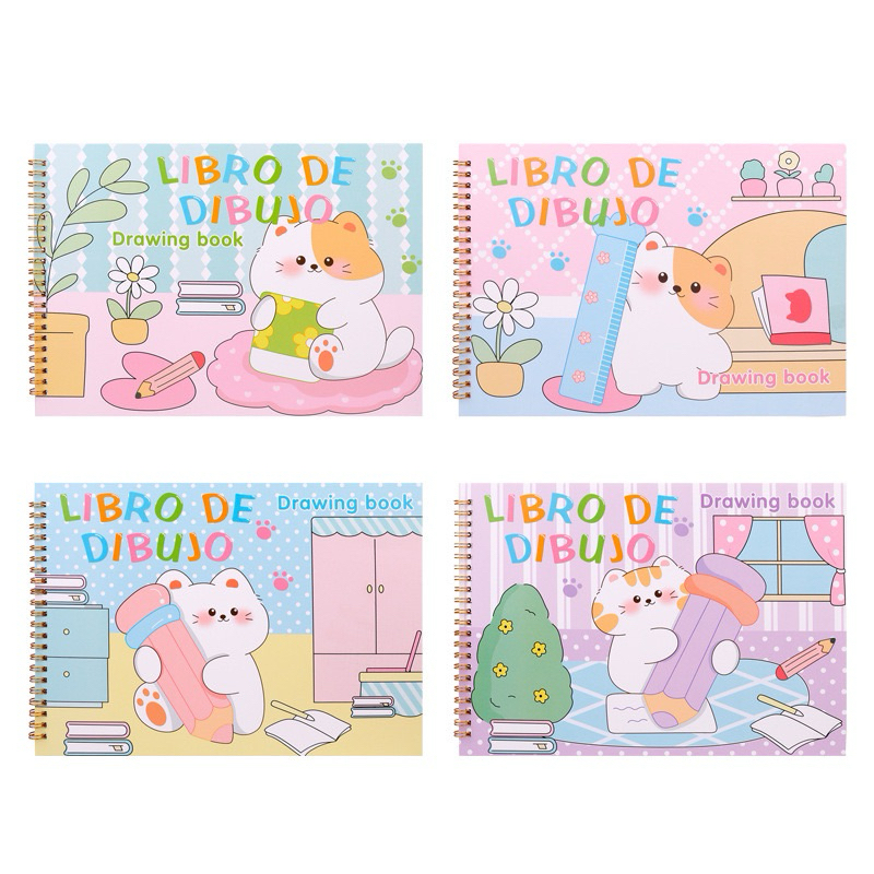 

Drawing Book A4 BONUS STIKER Sketchbook A4 Buku Gambar Anak Astronot Jilid Spiral Kertas