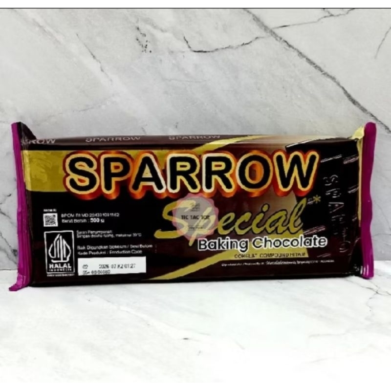 

SPARROW coklat dark compound kemasan ori 500gr