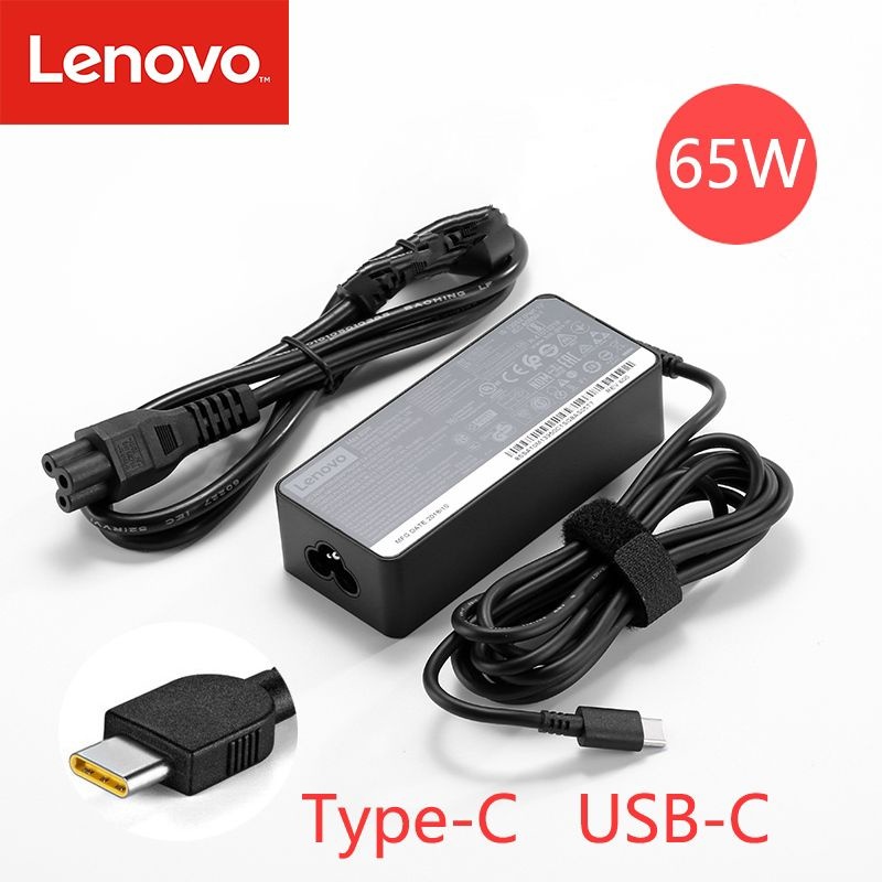 Wst Adaptor Charger 65W Type-C  Thinkpad T490 T490S T590 E490 L490