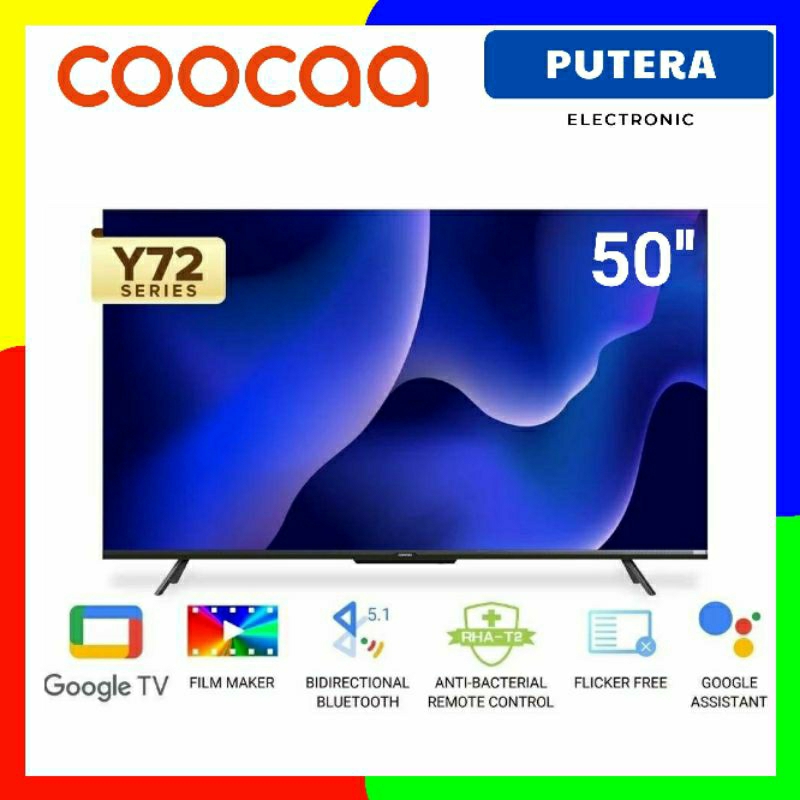 COOCAA GOOGLE TV 50 inch 4K UHD 50Y72 / Y72