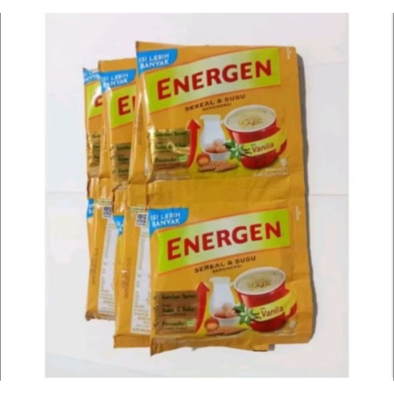 

Paket murah 10 bks Energen rasa Vanilla