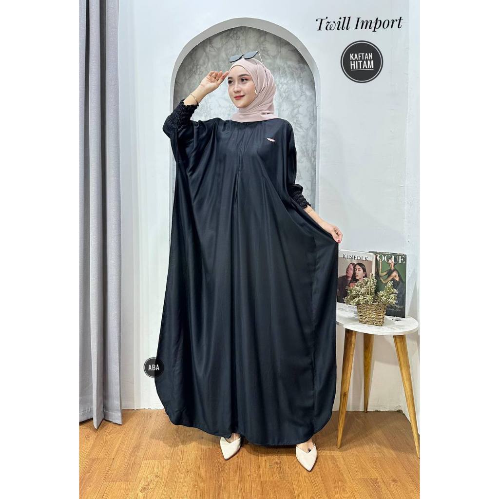 Termurah- Terbaru- Terlaris- COD- Busana Muslim/Seragam Muslim/Gamis Kaftan Twill Ori Impor Super Pr