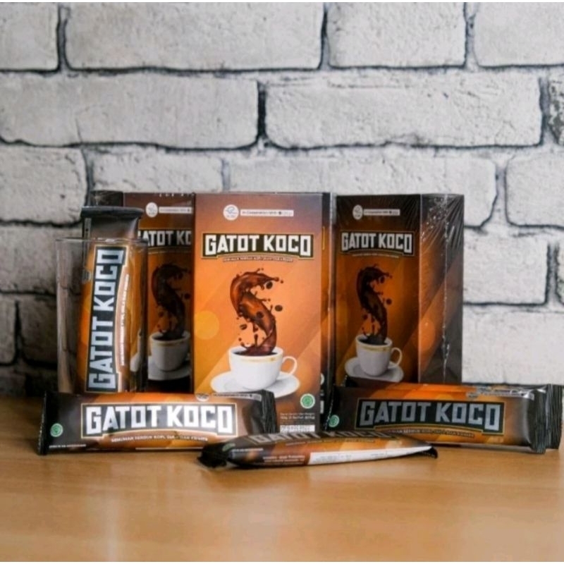 

Kopi GATOT KOCO Original 1 Box isi 5 Sashet BPOM 100% Aman