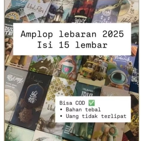 

AMPLOP LEBARAN ESTETIK 2025 (ISI 15 LEMBAR)