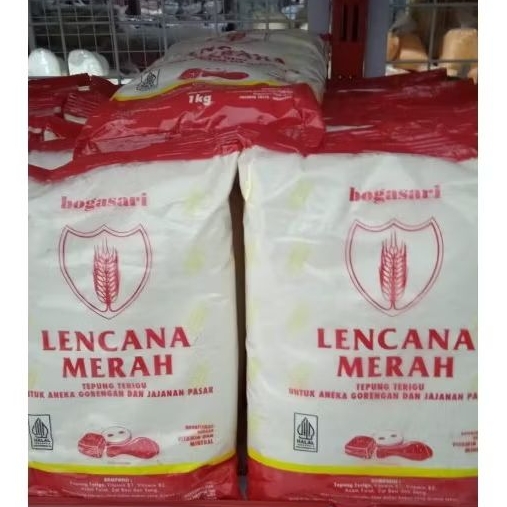 

Lencana Merah Tepung Terigu kemasan 1kg