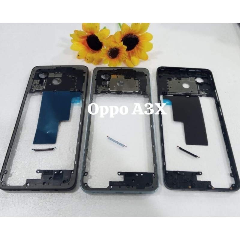OPPO A3X BAZEL TULANG RANGKA TENGAH MIDLE BEZEL SAMPING FRAME MESIN OPPO A3X