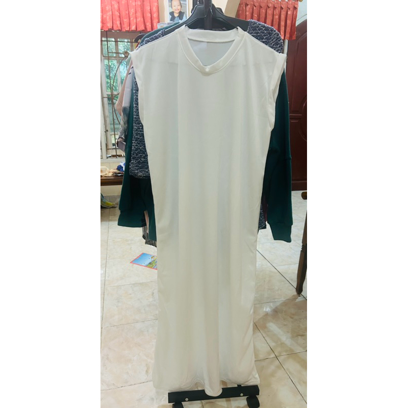 Preloved Dress Putih Panjang