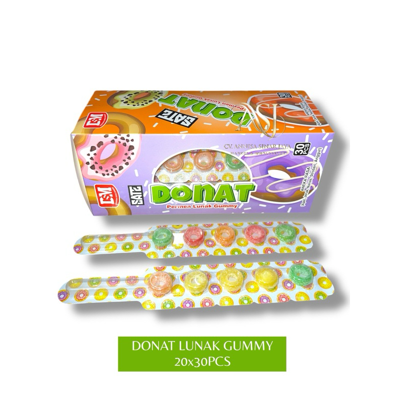 

LUNAK DONAT SATE GUMMY 30PCS