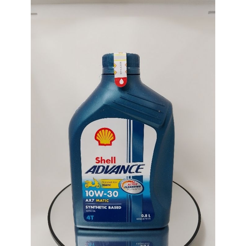 OLI MESIN SHELL ADVANCE AX7 MATIC 0,8  PELUMAS MESIN BEAT, VARIO, SCOOPY, SPACY, MIO, FINO, MIO J/M3