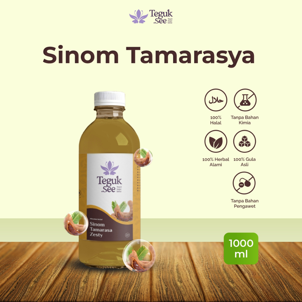 

Jamu Herbal Sinom Tamarasa Zesty 1000 ml by Teguksee