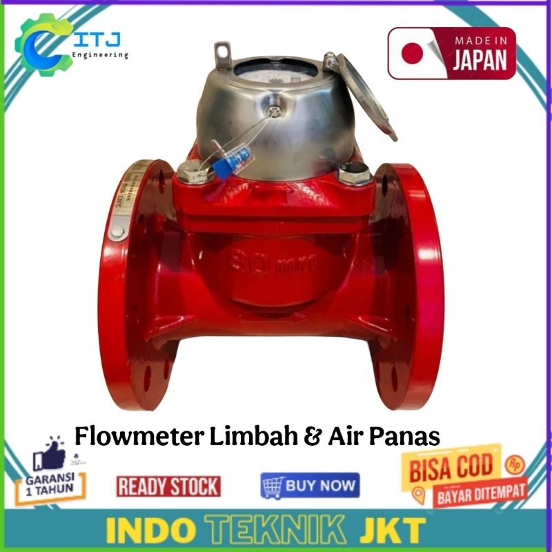 FLOW METER AIR LIMBAH 4 INCH - FLOW METER AIR PANAS 130 DERAJAT 4 INCH