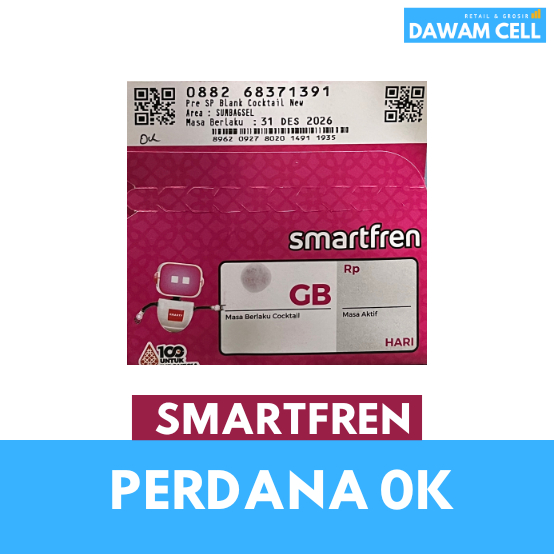 PERDANA SMARTFREN KOSONGAN (HARUS INJECT KUOTA)