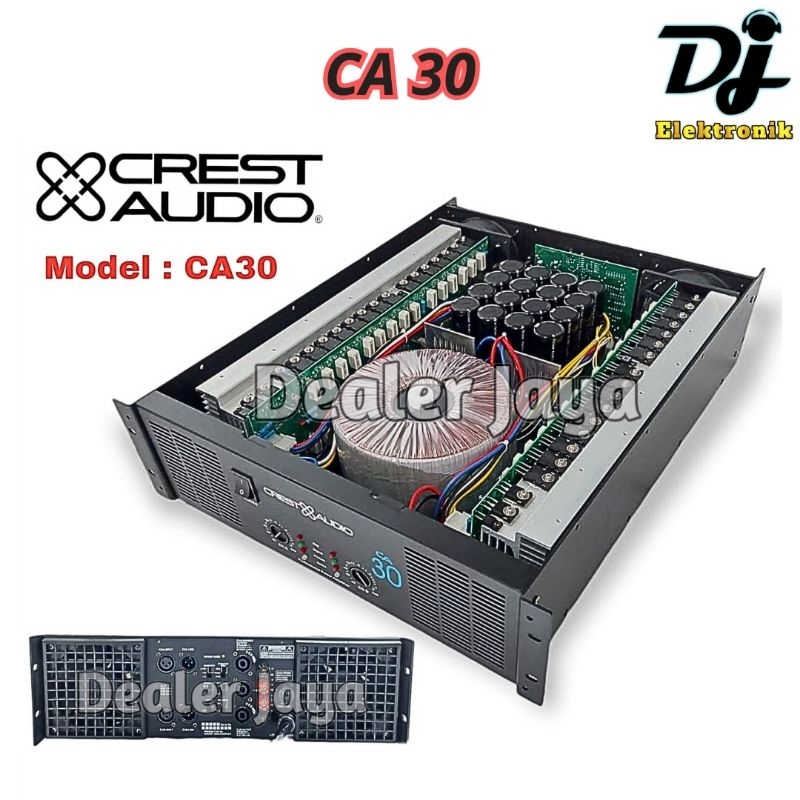 Power Amplifier Crest Audio CA 30 / CA30 - 2 channel (CrestAudio)