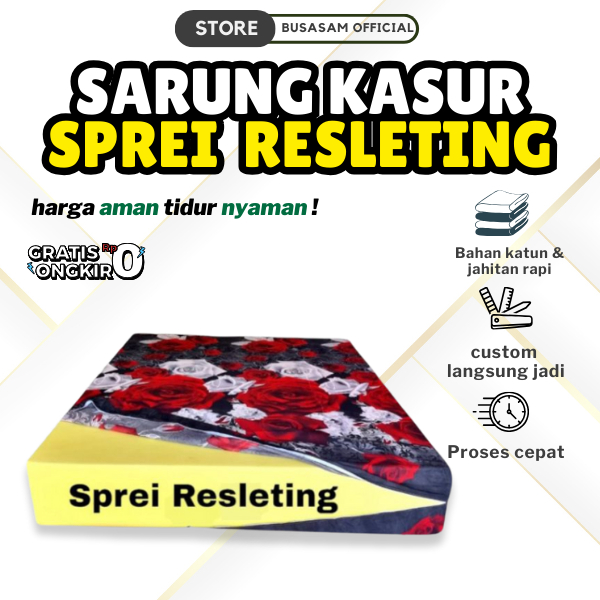 COVER KASUR / SARUNG KASUR  / URUNG KASUR BUSA / SPREI RESLETING
