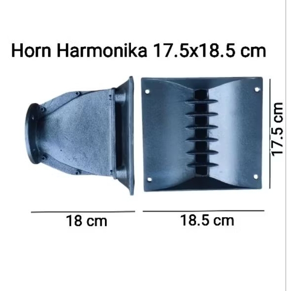 Horn tweeter harmonika single 17.5x18.5 cm cor diral aluminium