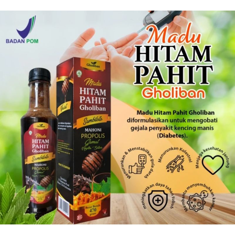 

Madu Hutan Hitam Pahit Gholiban Atasi Diabetes