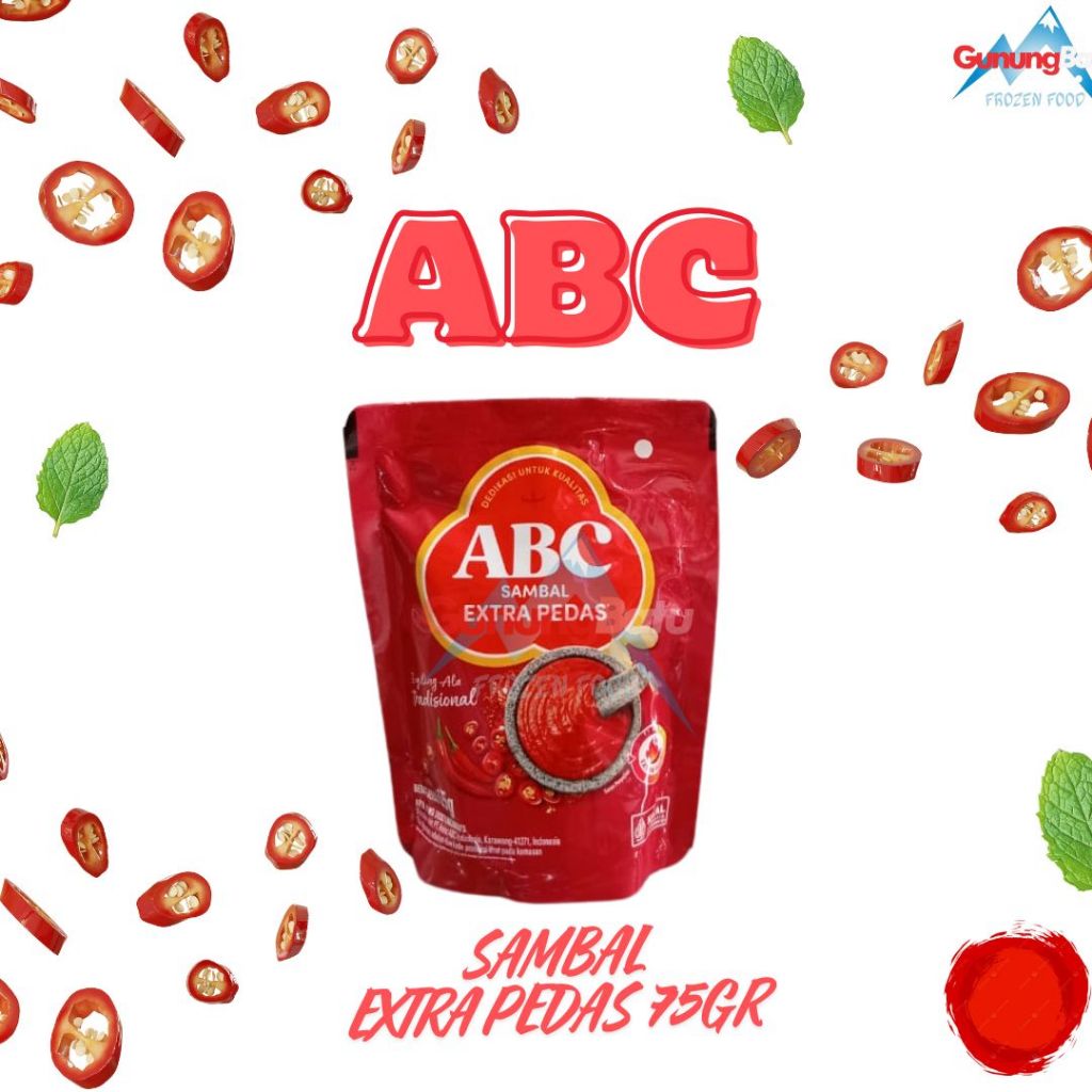 

ABC SAMBAL EXTRA PEDAS 75 GRAM