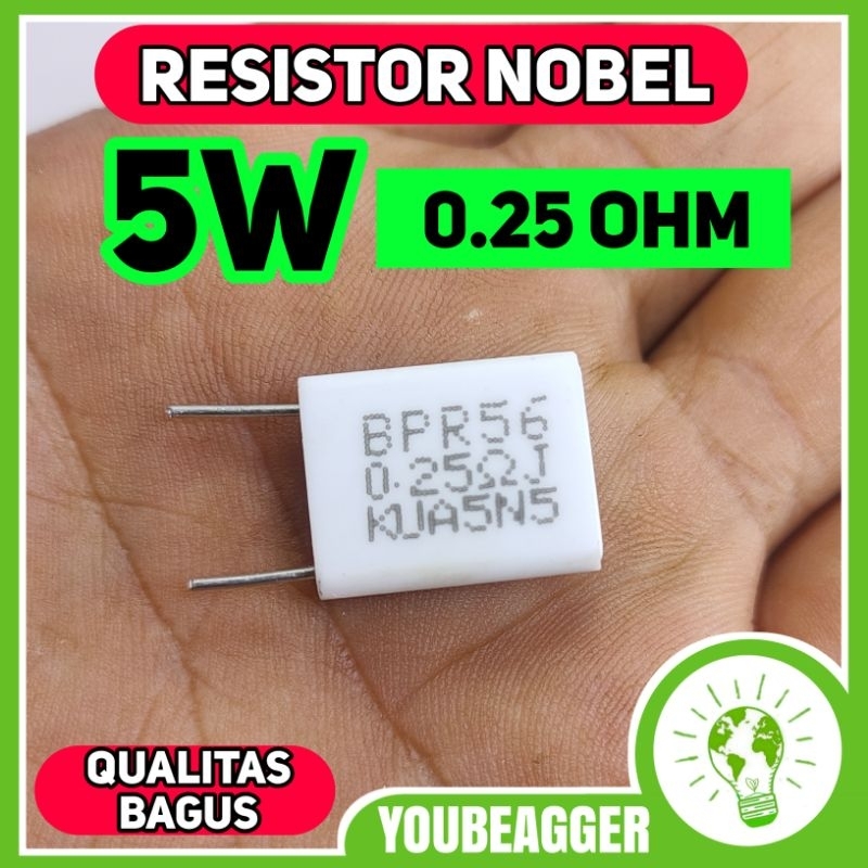 Resistor Nobel 5W 0.25 ohm